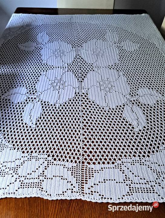 Serweta duża na szydełku rękodzieło NN1 Poznań