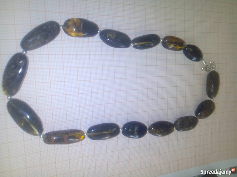 Naszyjnik bursztyn 30gram Białystok sprzedam