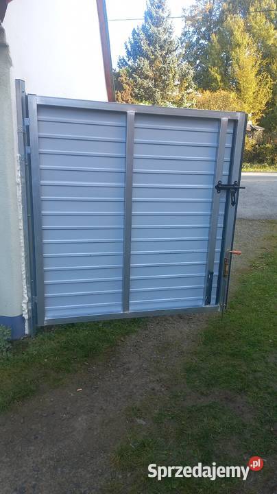 Brama garażowa dwuskrzydłowa stelaż profil nie Bielsk Podlaski