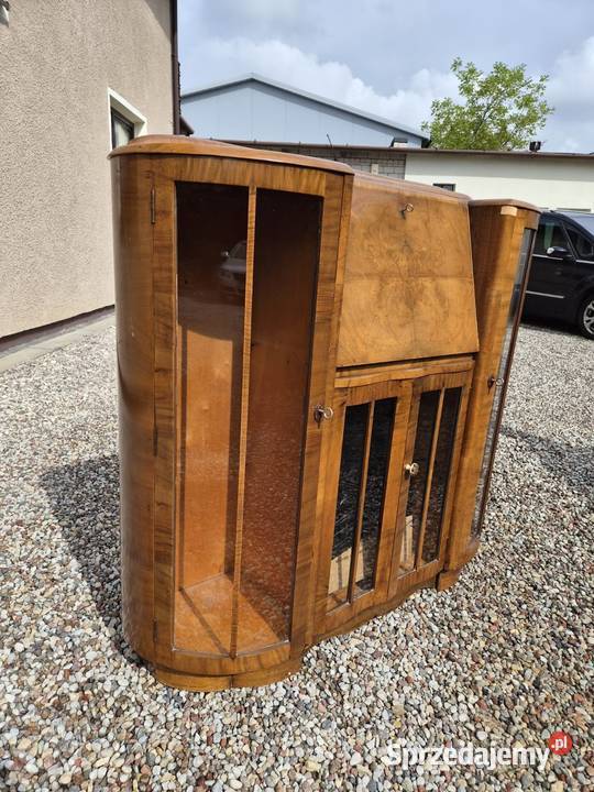 Witrynka Art Deco antyk vintage Meble mazowieckie Sękocin Nowy
