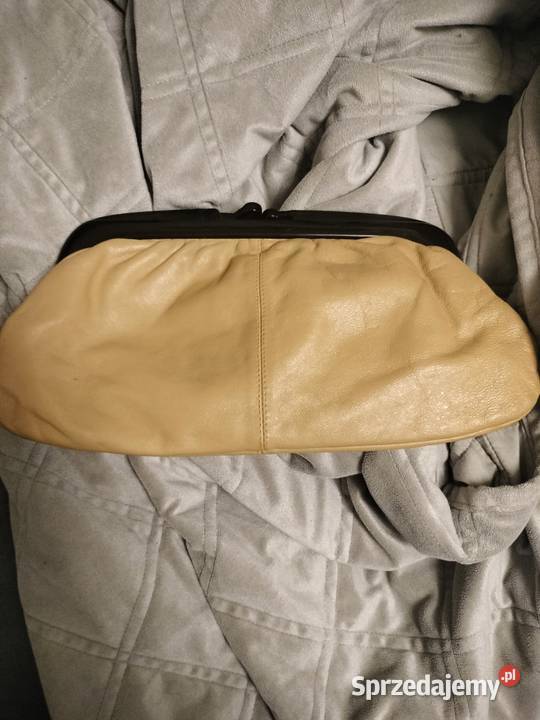 Torebka vintage skóra made in Italy do ręki zachodniopomorskie Choszczno