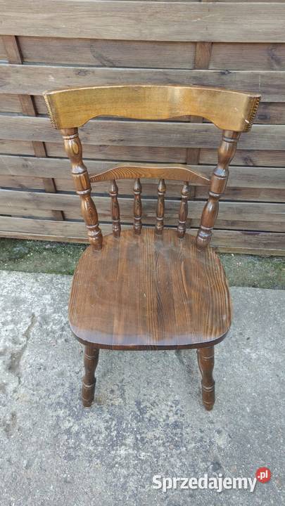 Krzesło drewniane secesyjne retro vintage Warszawa