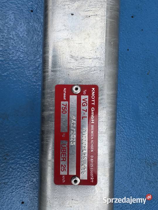 Os przyczepki KNOTT 750 Warszawa