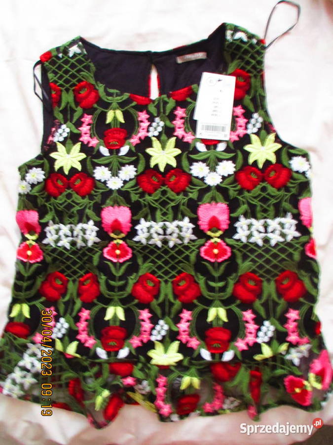 bluzka w kwiaty ciepła 40 Orsay Warszawa