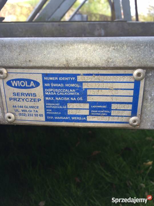 Przyczepa do przewozu motocykli 1 Kraków