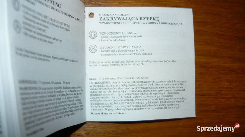 Stabilizator kolana L Nike na kolano stawu Sokółka sprzedam