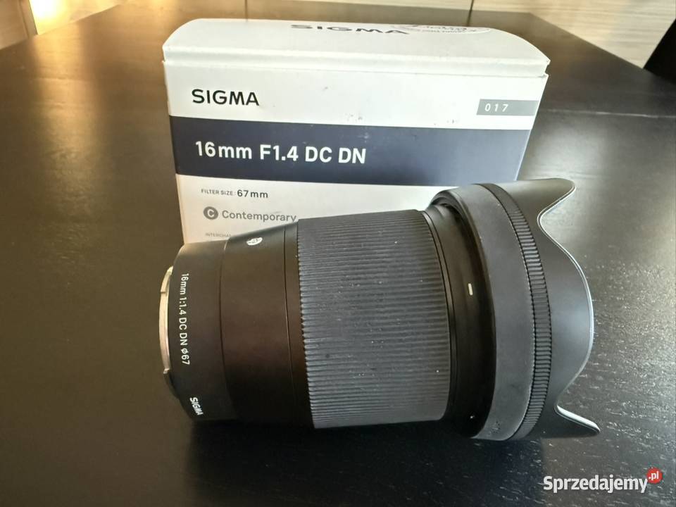 Obiektyw Sigma 16mm f14 DC DN Sony E Filtr Bielsko-Biała
