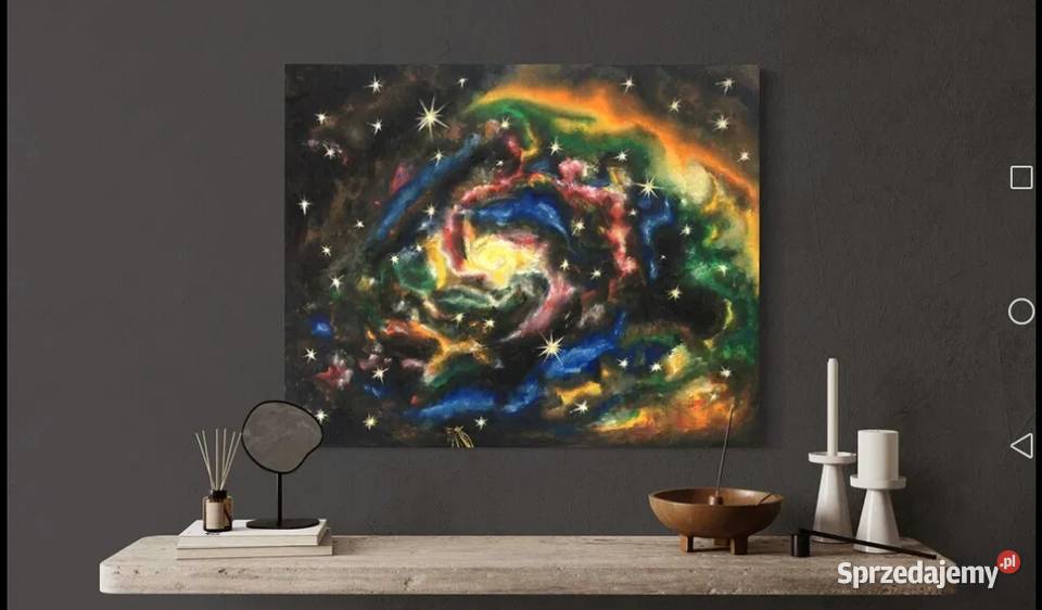 Kosmos obraz olejny Malarstwo Limanowa