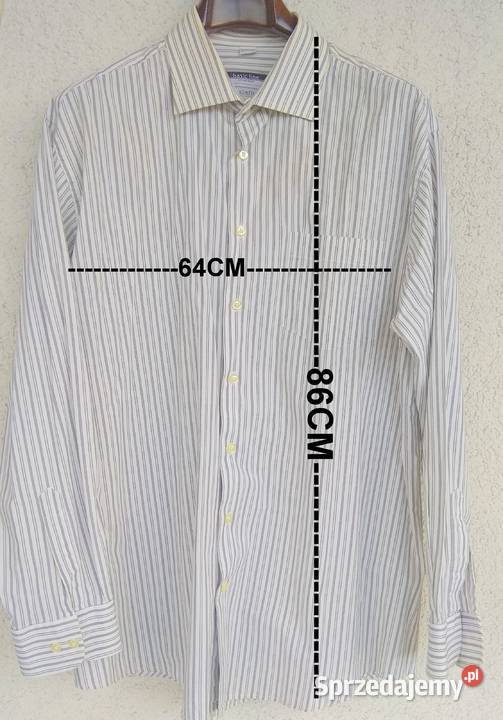 Męska bawełniana koszula BASIC LINE SLIMFIT Odzież codzienna