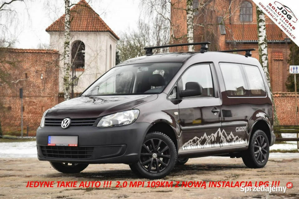 Volkswagen Caddy 20 MPI z nowym LPG Przebieg 126 Zarejestrowany w Polsce Sochaczew