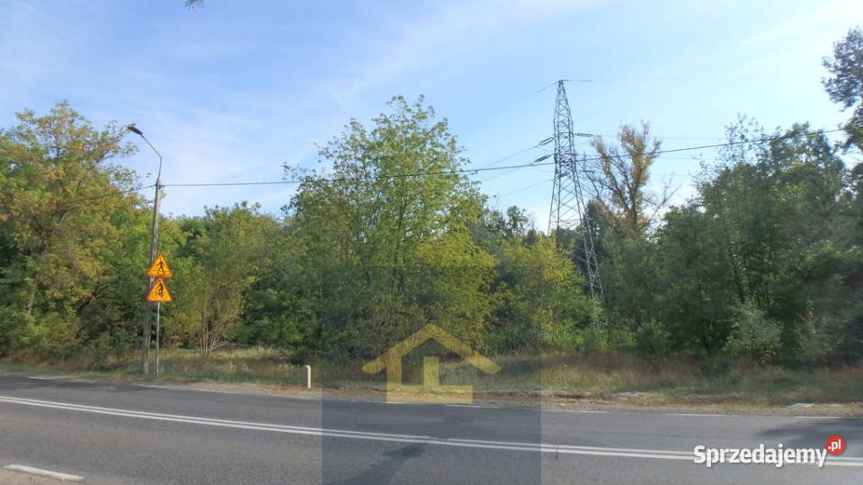 Działka drodze przelotowej w Józefowie asfalt Wynajem Józefów sprzedam
