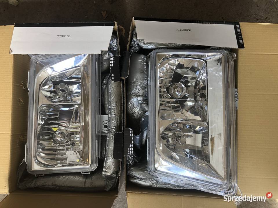 Nowe przednie Lampy Clear Reflektory Chrom osobowe Toruń
