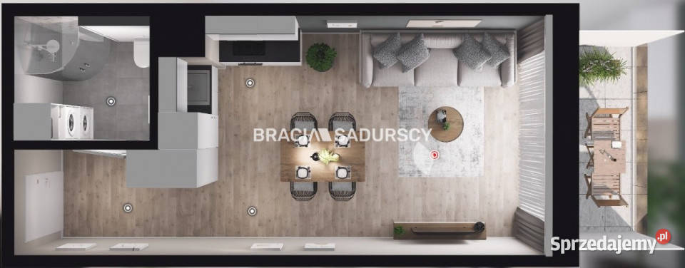 Do sprzedaży mieszkanie 2878m2 1 pokojowe Kraków własność