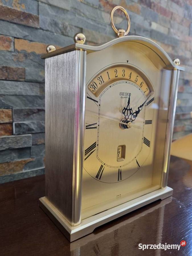 Zegar SEIKO kalendarz Japan Wyposażenie wnętrz Solnica