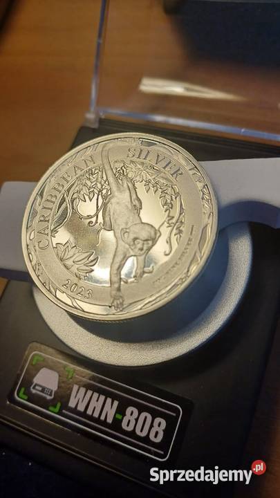 Caribbean Silver 2023 Zielona Małpa 1 oz uncja Bielsko-Biała sprzedam