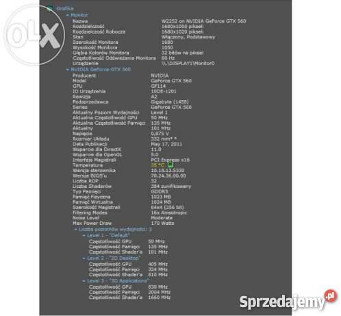 Komputer do Gier Windows Vista 64 bit oryginalna sprzedam