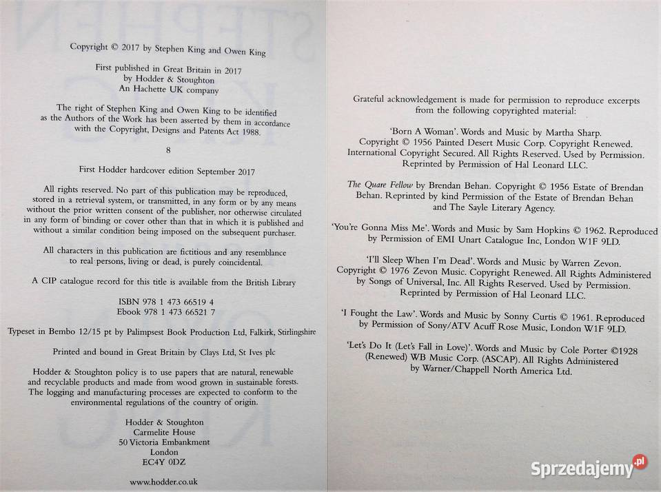 Stephen Owen King Sleeping Beauties nowa książka Lublin