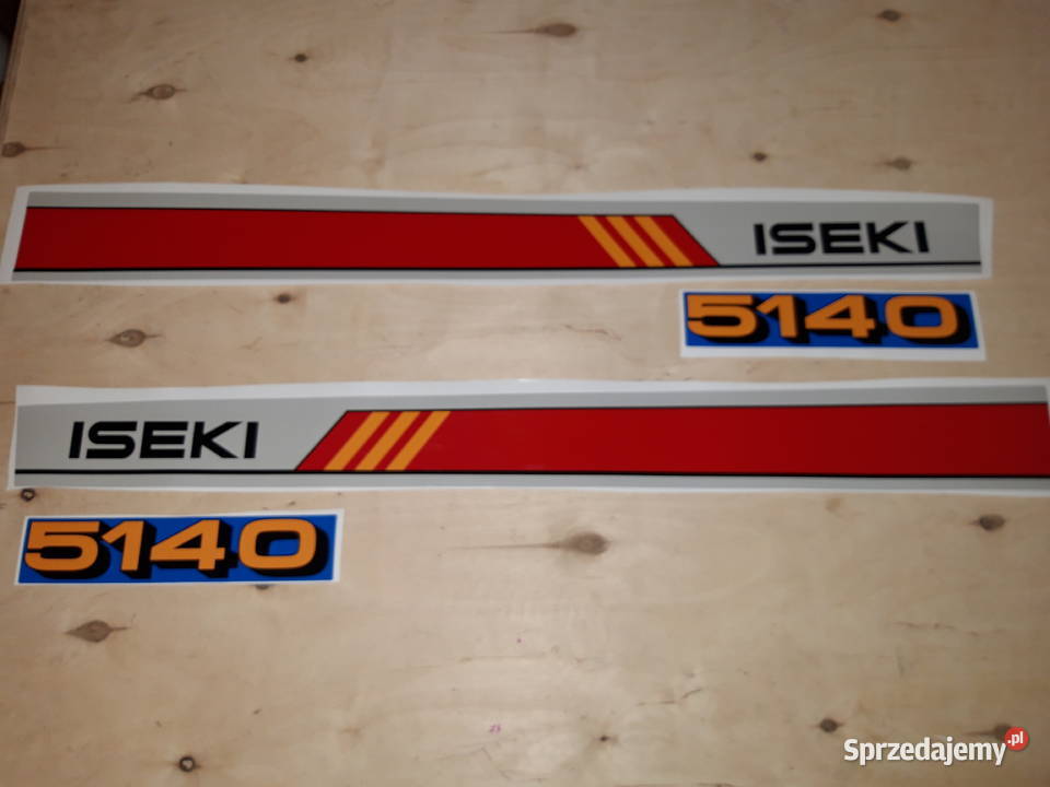 Naklejki na traktorek Iseki 5130 TL1900 TX1400 Wola Wiewiecka