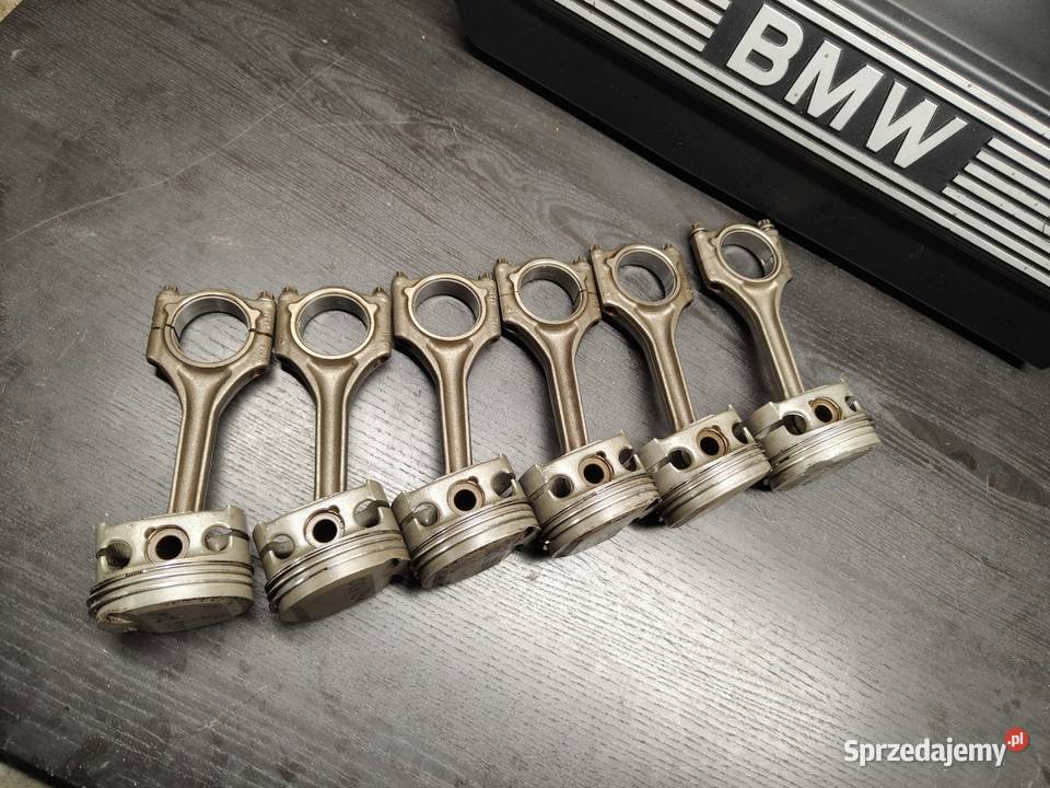Bmw e36 e39 tłoki korby m52b20 komplet Aleksandrów Łódzki