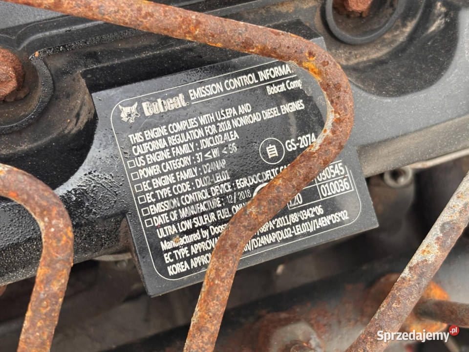 Silnik Bobcat Doosan D24NAP DL02LEL01 Jastrzębniki