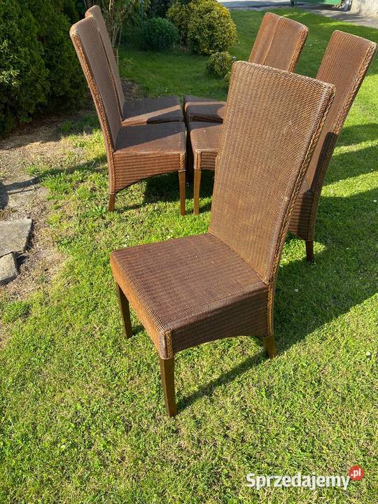 Krzesła ratanowe 6 Łosiów