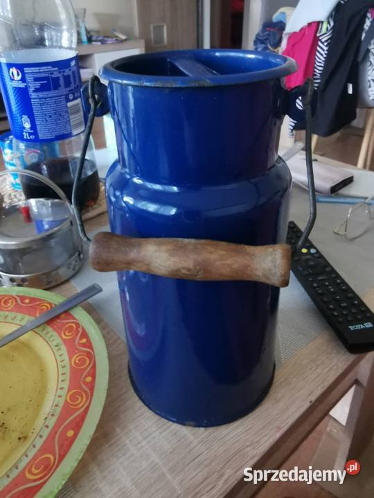 kanka emaliowana PRL Łódź