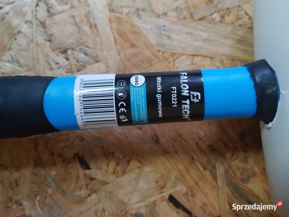 Młotek gumowy FalonTech FT0221 Biały 1000 g Głogowa