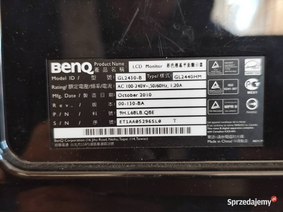 Monitor Benq 24 Komputery i Akcesoria Mielec