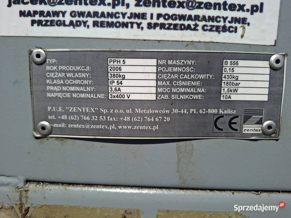 Belownica prasa do foli kartonu makulatury Produkcja Drzewica