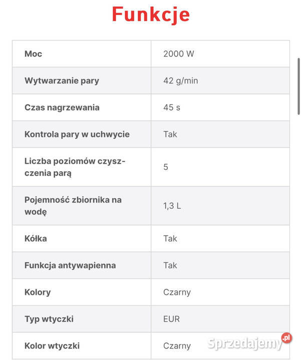 Parówki do ubrań Tefal Łódź