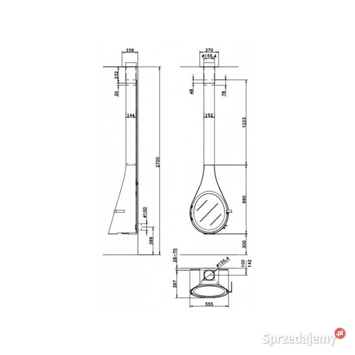 Rocal piec kominek Drop Mini wielkopolskie Września