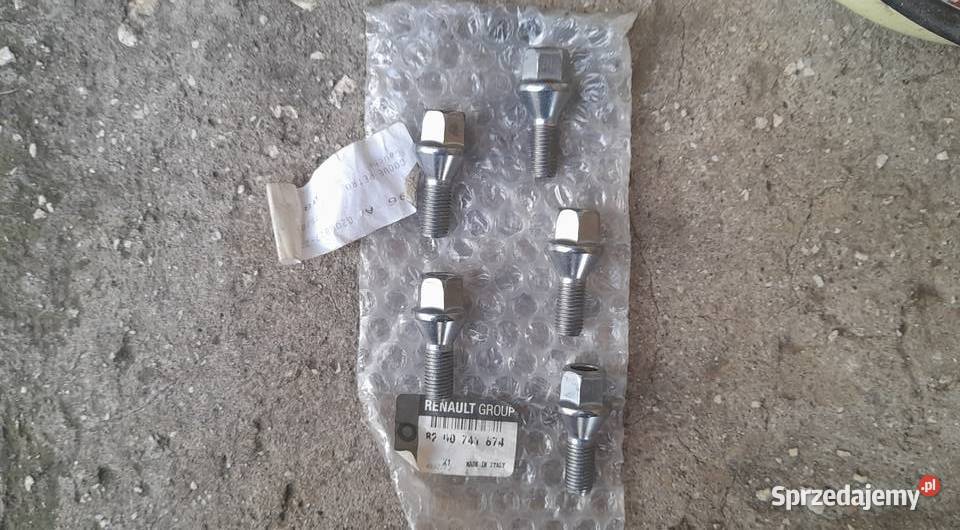5 śrób do kół Renault Oryginał M12x150 stożkowa Katowice