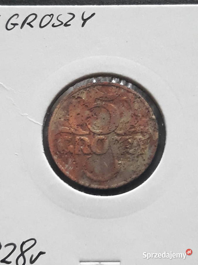 5 groszy 1928 r wielkopolskie Konin