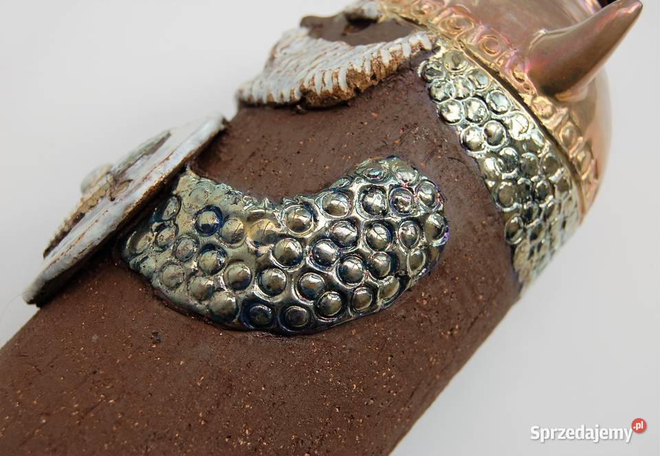 Wiking ozdobna butelka ceramiczna Marga Lublin sprzedam