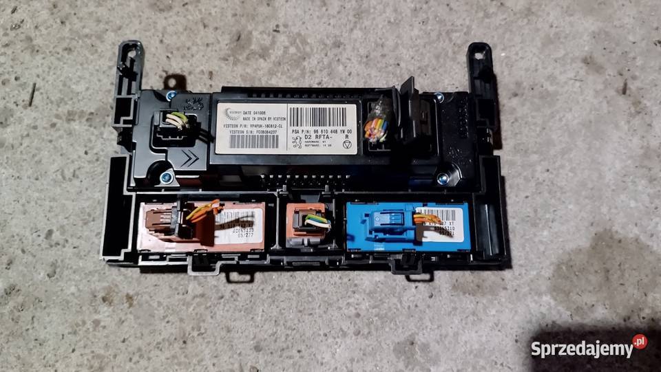 96610448 Panel nawiewu sterowania Peugeot 407 Panele sterowania, przełączniki Wał-Ruda