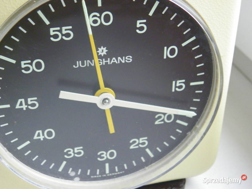 zegar stoper junghans Karchowo