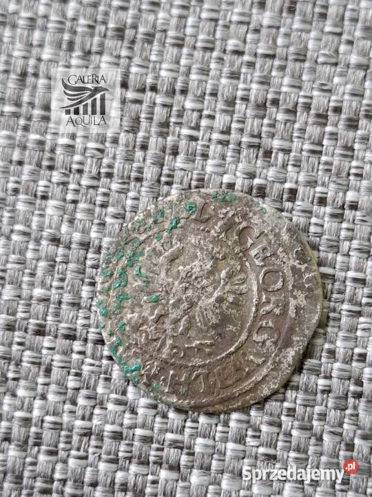 Szeląg Jerzy Wilhelm Hohenzollern 1628 pomorskie Gdańsk