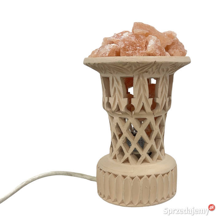 Rzeźbiona lampa solna z naturalnej soli Warszawa sprzedam
