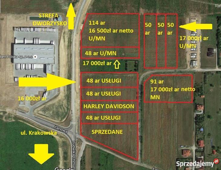 DZIAŁKI RZESZÓWDWORZYSKO ŁANOWA