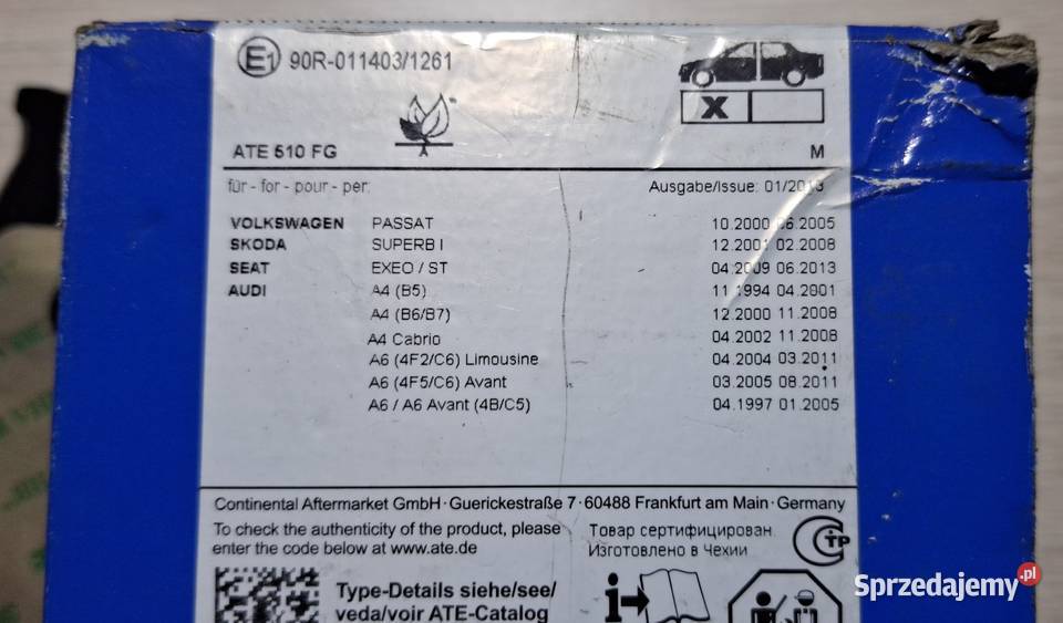 Klocki hamulcowe firmy AT Sandomierz