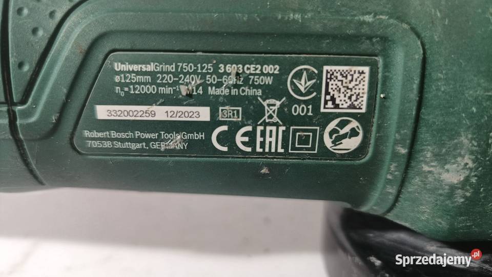 Szlifierka kątowa BOSCH 750W Katowice