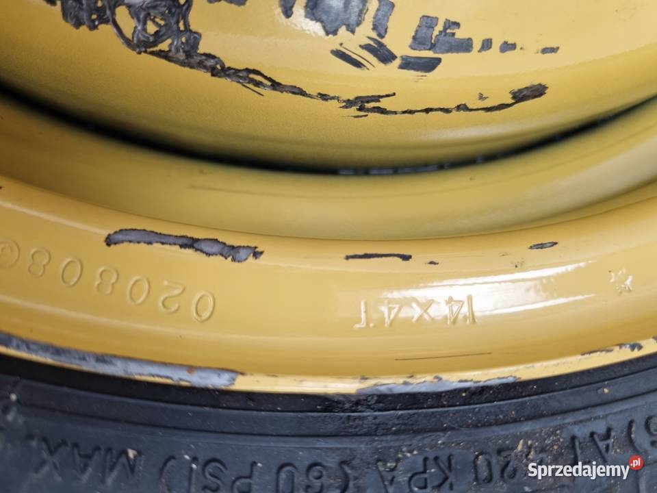 KOŁO DOJAZDOWE Honda Jazz II III 11570 D14 R14 Chełm