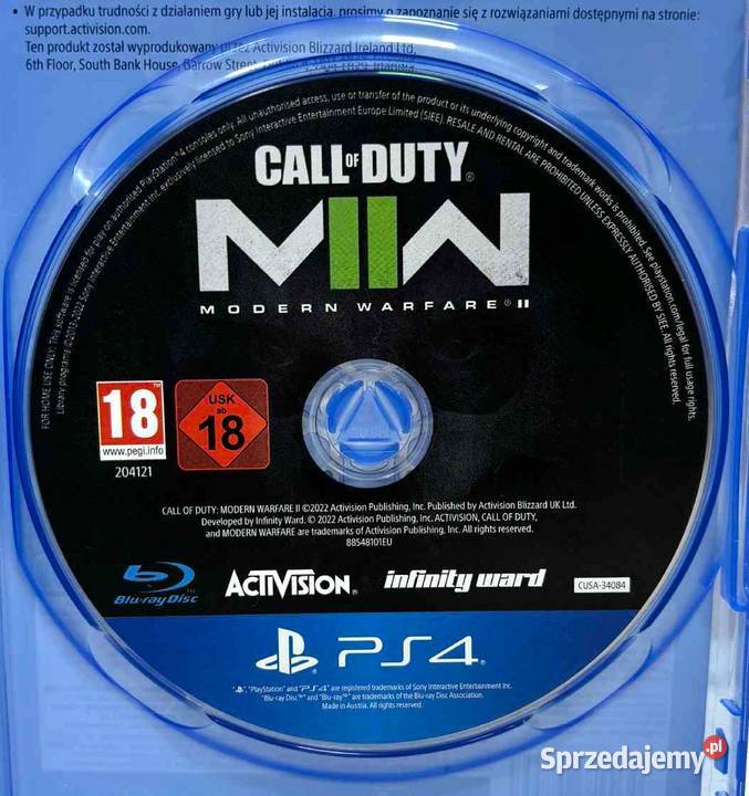 Gra 4 Call of duty modernwarfare 2 Elbląg