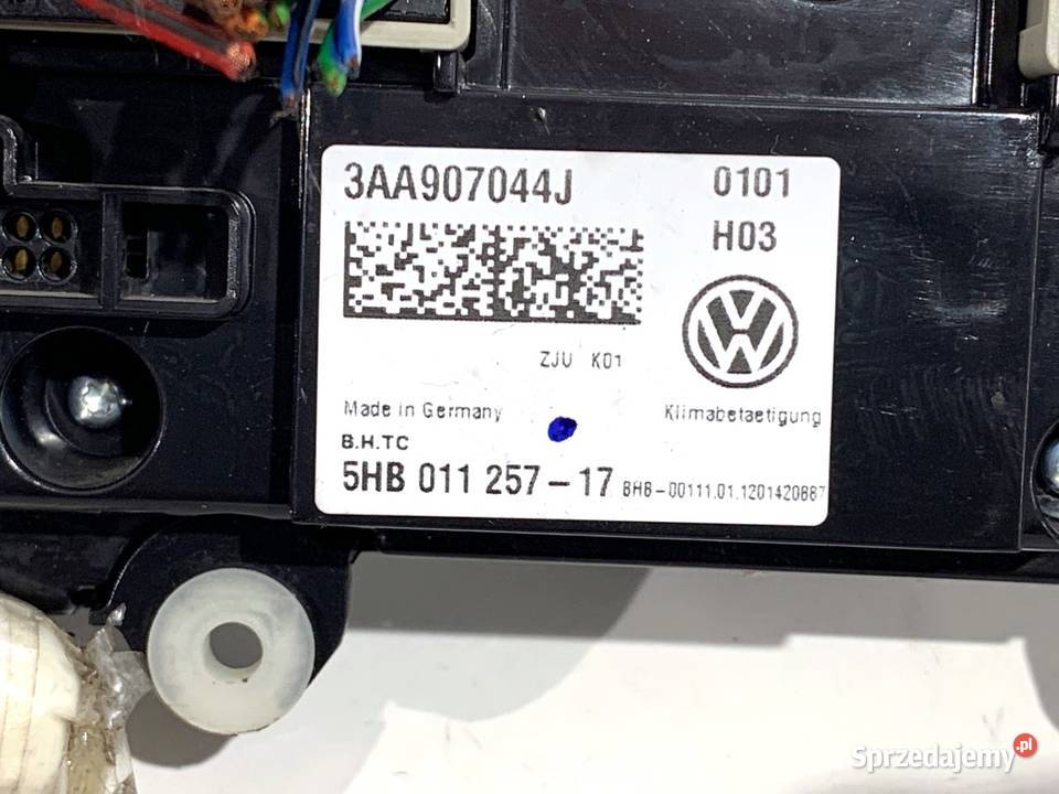 PANEL STEROWANIA NAWIEWU VW CC B7 3AA907044J