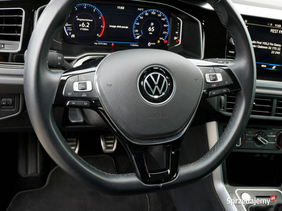 Volkswagen Polo 10 TSI 95 Active Eu6 VI 2017 światła LED Goczałkowice-Zdrój