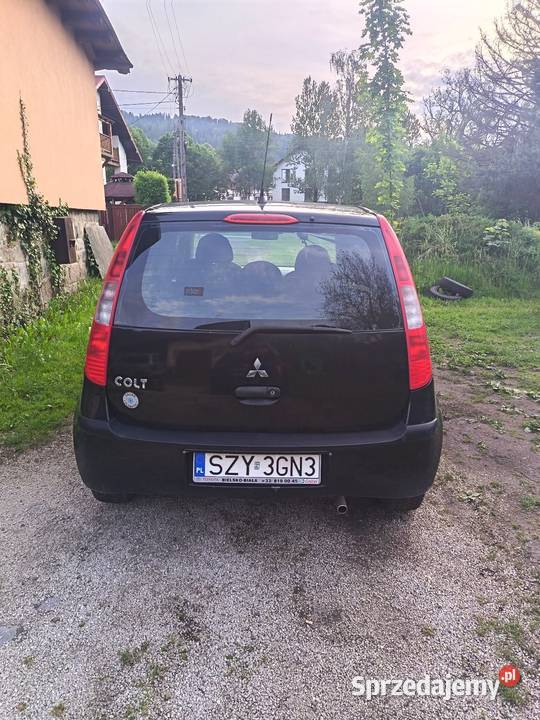Mitsubishi Colt 2006r czarny śląskie Wisła