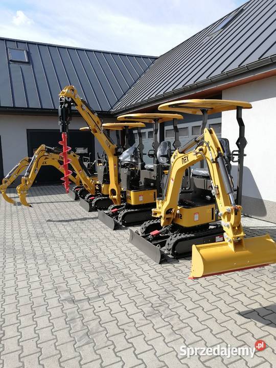 Minikoparka Nex N12 joystick Yanmar 3TNV70 Rok produkcji 2023 Koparki Cieszyn