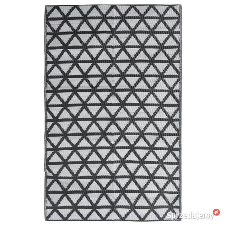 Dywan zewnętrzny czarny 140 x 200 PP WM317007 Pozostałe