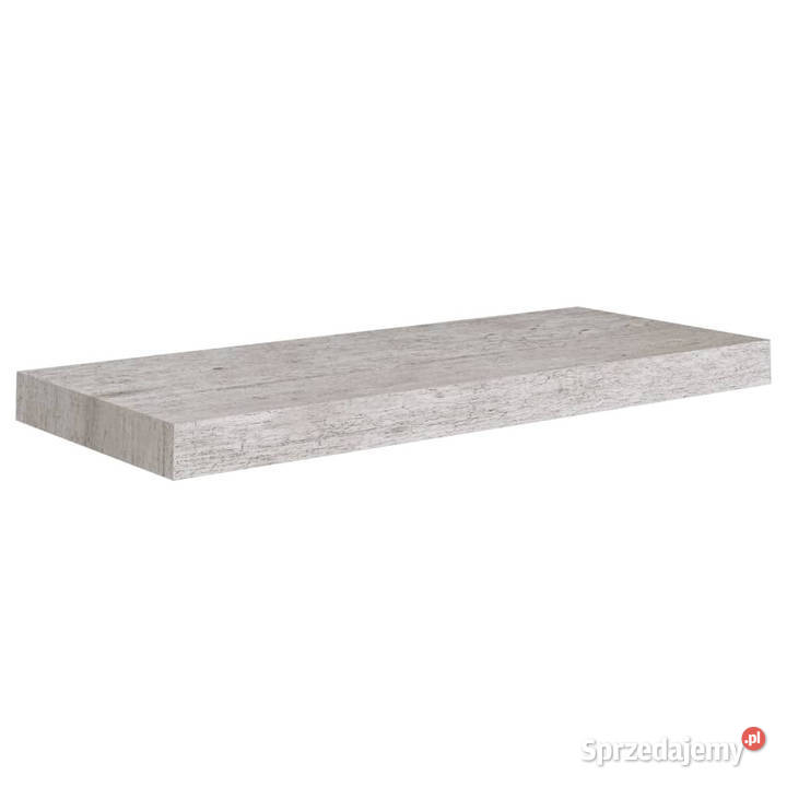 Półki ścienne 2 szarość betonu 60 x 235 x 38 MDF Półki Warszawa