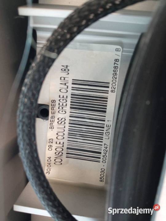 TUNEL ŚRODKOWY PODŁOKIETNIK Renault Scenic II